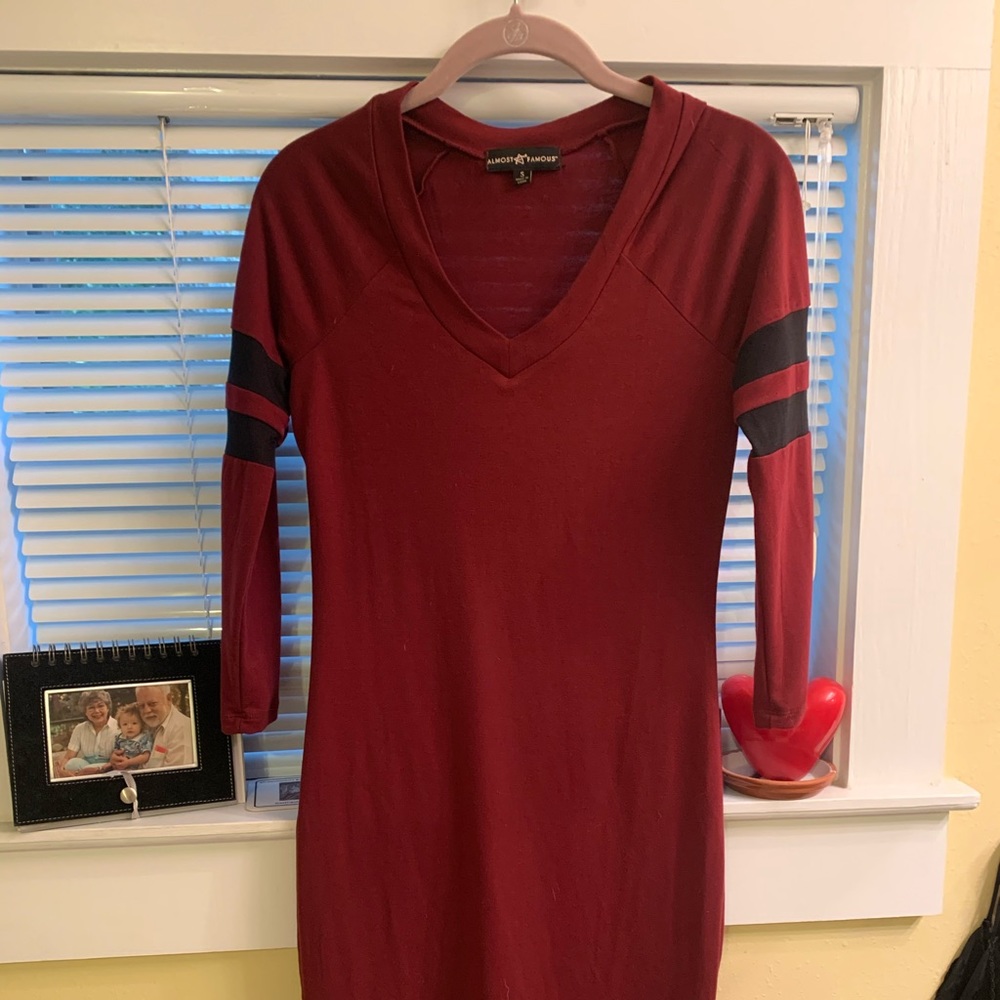 Almost Famous soft poly-cot football dress